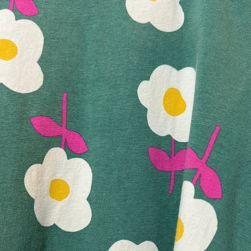 Hanna Andersson Green Floral Kids Dress